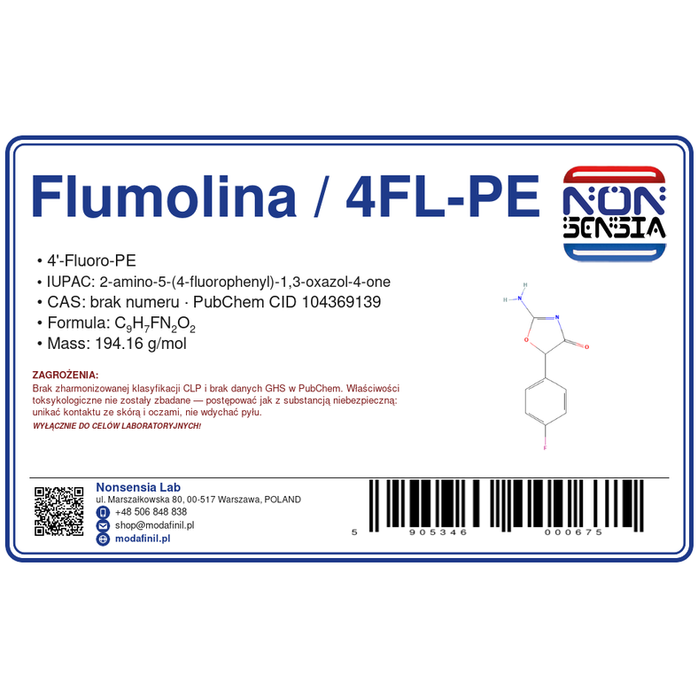 Flumolina / 4FL-PE — PubChem CID 104369139 — etykieta