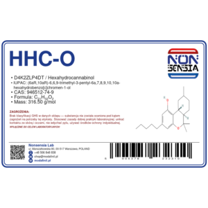 HHC-O — Chemical Reagent 1000 mg, Purity ≥ 85%, CAS 946512-74-9 — etykieta produktu chemicznego