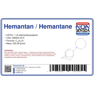 Hemantan / Hemantane — odczynnik chemiczny 1000 mg, czystość ≥ 98%, CAS 299424-44-5 — etykieta produktu chemicznego