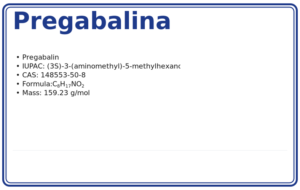Pregabalina (1000mg)– Odczynnik Chemiczny Wysokiej Czystości do Zastosowań Laboratoryjnych In Vitro, CAS 148553-50-8 — etykieta produktu chemicznego