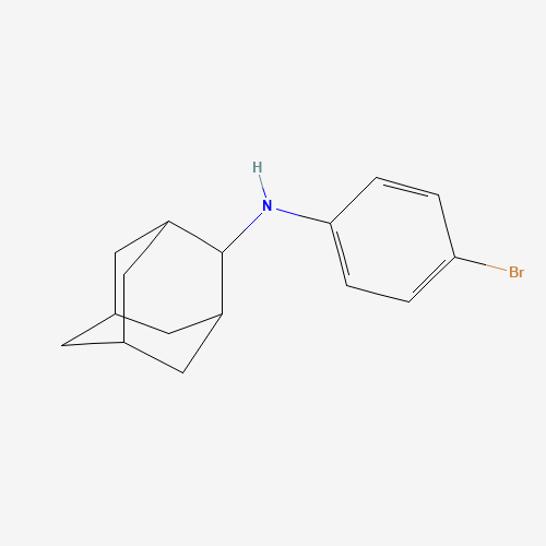 Szkielet 2D Bromantan (ADK-709) / Bromantane, CAS 87913-26-6, wzór C16H20BrN