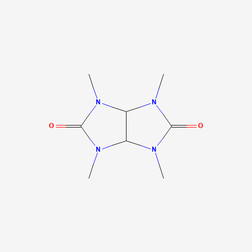 Szkielet 2D Mebicar / Temgicoluril (CAS 10095-06-4), CAS 10095-06-4, wzór C8H14N4O2